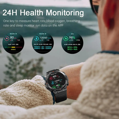 HD Bluetooth Call Smart Watch for Men Fitness Tracker - Smarsty