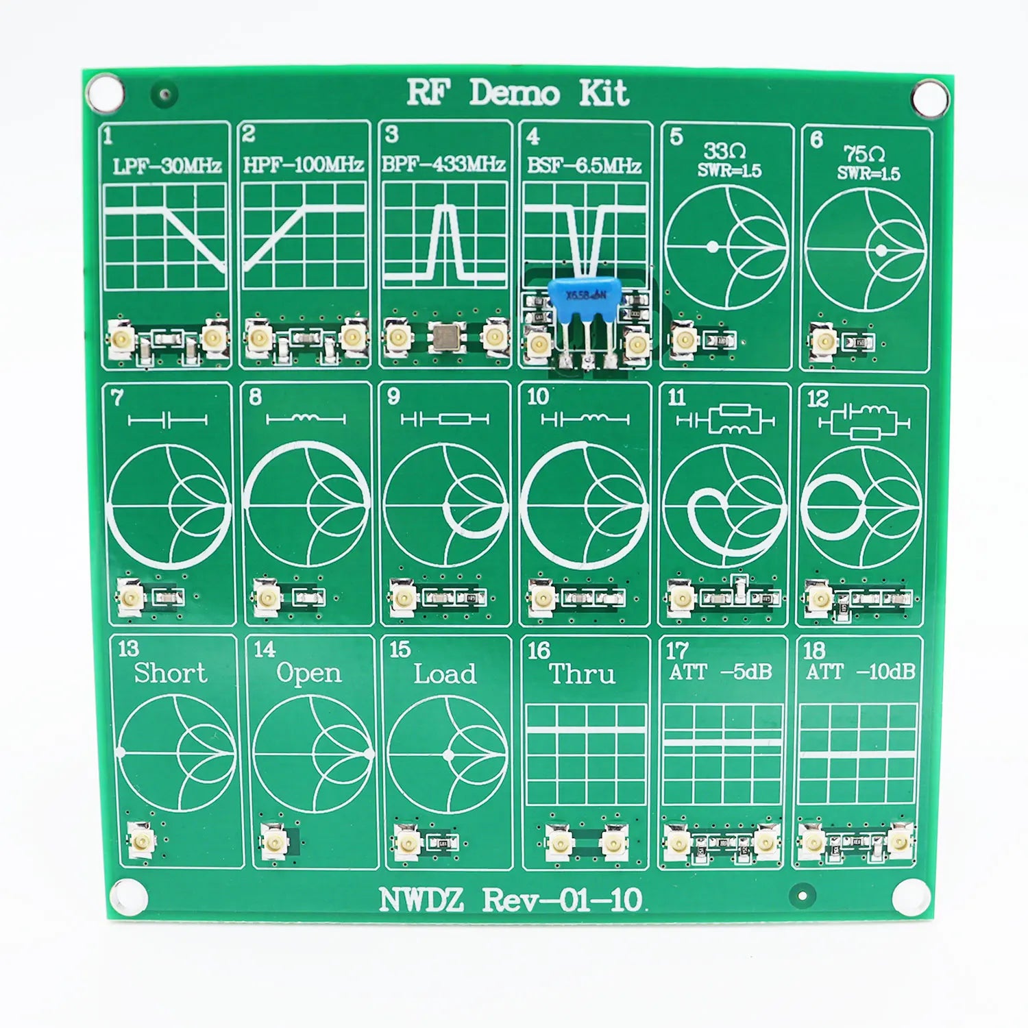 NanoVNA RF Test Board Kit for Accurate Measurements - Smarsty