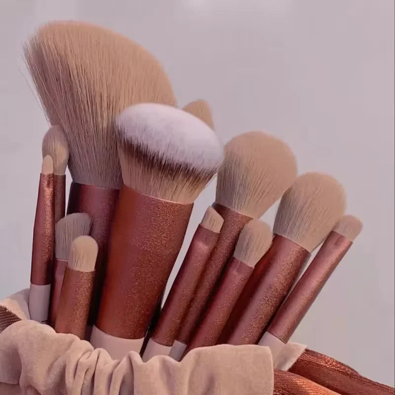 13 Piece Makeup Brushes Set for Flawless Application - Smarsty