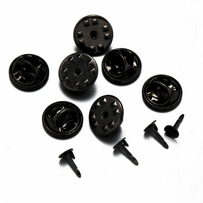 100Pc Metal Locking Pin Backs Secure Brooch Bases Pack - Smarsty