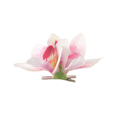 Bohemian Orchid Flower Hair Clips for Weddings - Smarsty