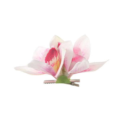 Bohemian Orchid Flower Hair Clips for Weddings - Smarsty