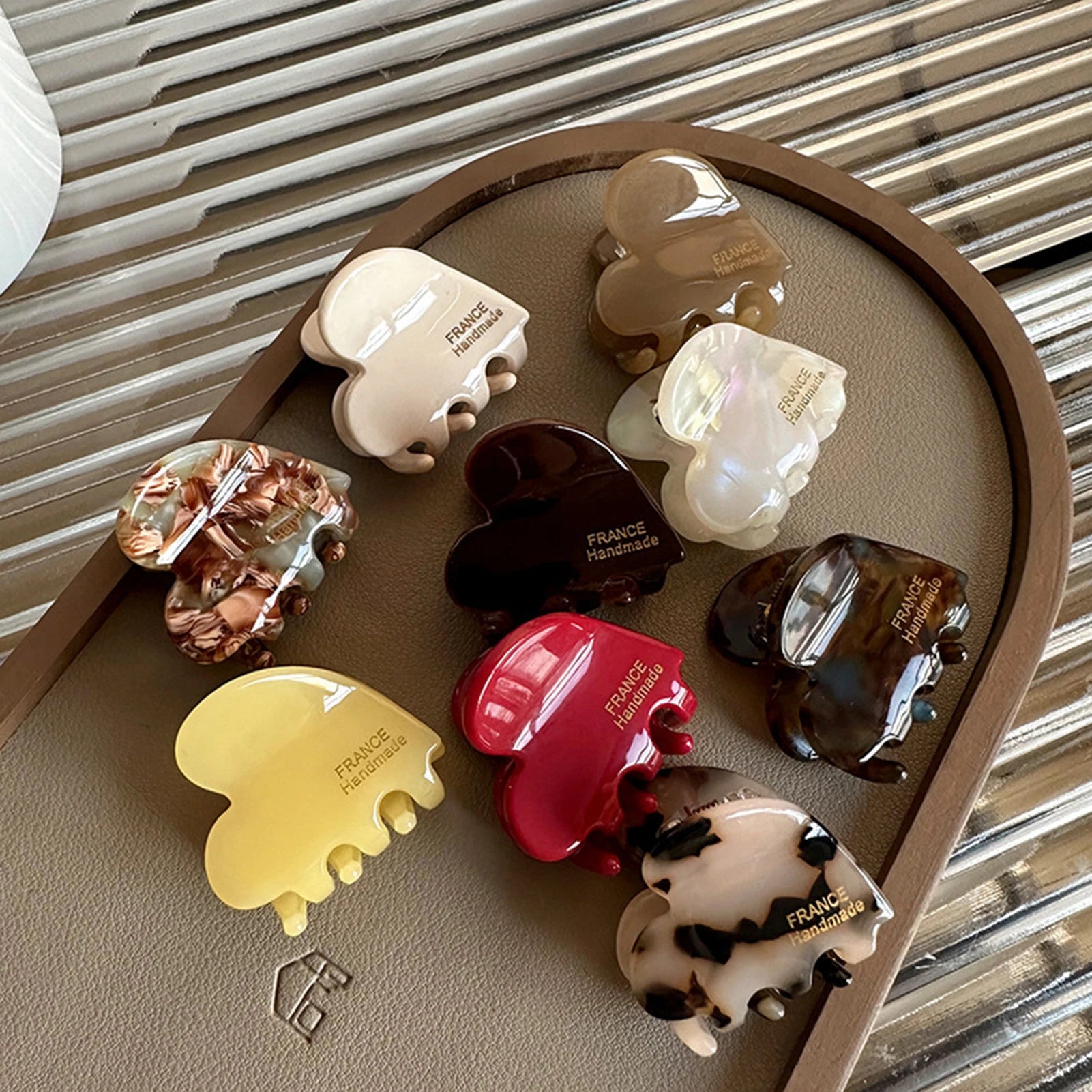 Korean Heart Shape Hair Claw Clip Lightweight Cute Durable - Smarsty