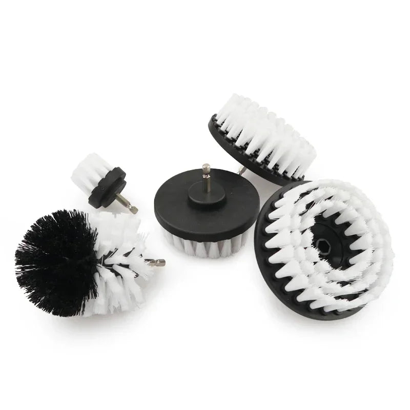 Multiple Size Drill Brush Attachment Set With Extender - Smarsty