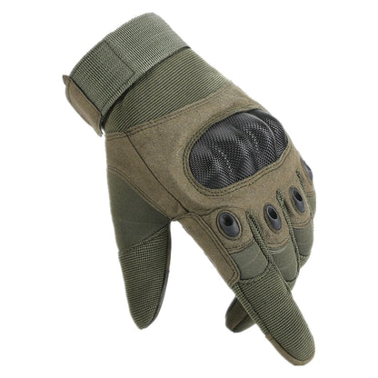 Touch Screen Tactical Motorcycle Gloves With Hard Knuckle Protection - Smarsty