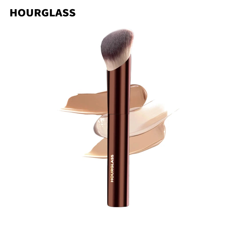 Hourglass Ambient Soft Glow Foundation Brush with Wool Fiber - Smarsty