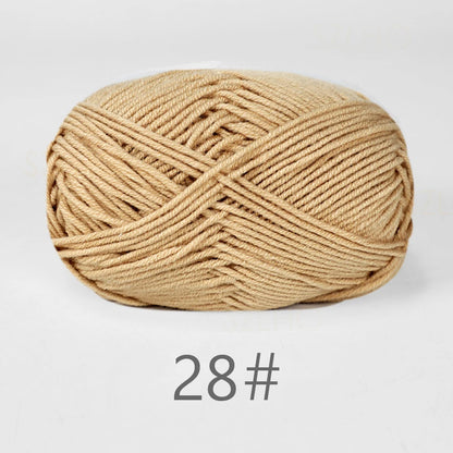 Soft Milk Cotton Yarn for Hand Knitting Projects - Smarsty
