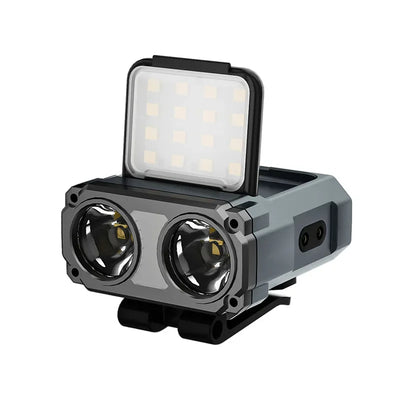 Ultra Bright Mini Rechargeable Head Lamp LED Clip on Cap Light Waterproof Sensor Hat Light Flashlight Headlamp for Fishing Camp by Smarsty