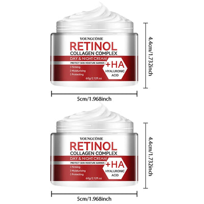 Retinol Collagen Facial Care Moisturizing Cream Deep Hydration  Suitable for dry Aging Face Cream Moisturizing Skin Repair - Smarsty