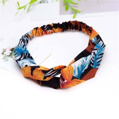Bohemian Print Headbands For Women Vintage Turban Comfort - Smarsty