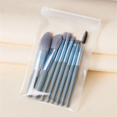 8 Piece Soft Fluffy Makeup Brush Set for Flawless Blending - Smarsty