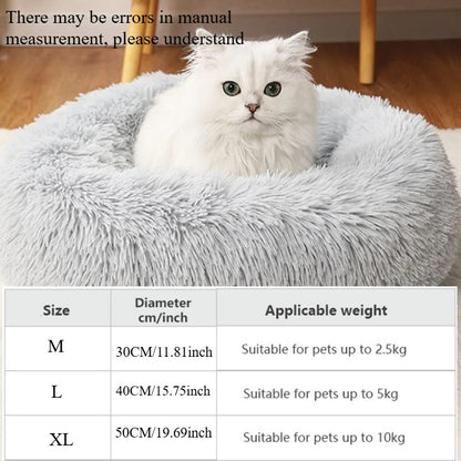 Comfortable Plush Pet Bed for Cats and Dogs - Smarsty