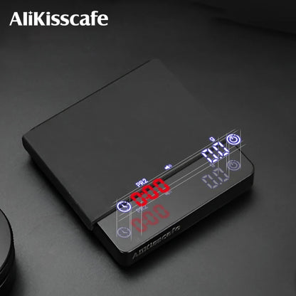 AliKissCafe Digital Espresso Scale With Timer - Smarsty
