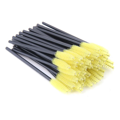 5/25/50 PCS Makeup Brushes Pink Crystal Eyelashes Brush Reusable Fake Lashes Extension Supplies False Eyelash Make up Tool Hot - Smarsty