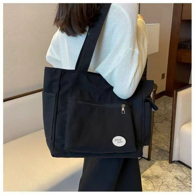 Women Canvas Tote Bag Large Capacity Shoulder Handbag - Smarsty