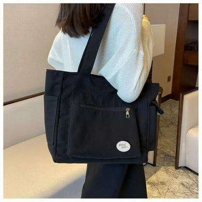 Women Canvas Tote Bag Large Capacity Shoulder Handbag - Smarsty