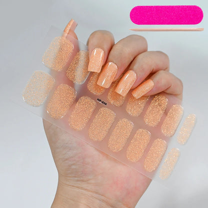 Long-Lasting Semi-Cured Gel Nail Stickers for Easy Application - Smarsty