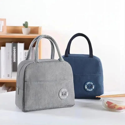 Insulated Aluminum Foil Lunch Bag With Ice Pack Portable - Smarsty