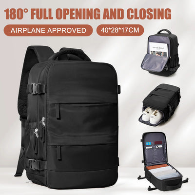 Women Men Hand Luggage Ryanair 40x20x25 Backpack Business Laptop Bag College Travel Backpack Waterproof Carry on Cabin Backpack - Smarsty