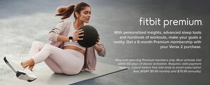 Fitbit Versa 2 Smartwatch with Heart Rate and Sleep Tracking - Smarsty