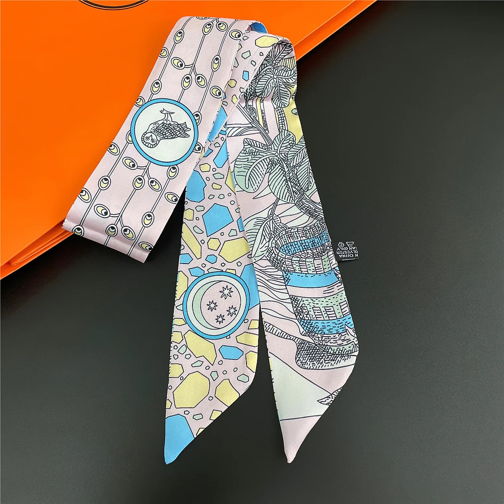Silk Summer Scarf for Women Lightweight Neckwear - Smarsty
