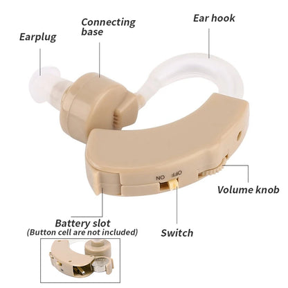 Super Mini Hearing Aid Adjustable Tone Amplifier - Smarsty