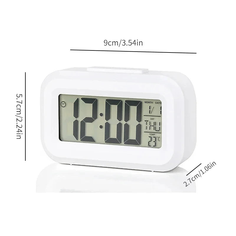LED Digital Alarm Clock with Snooze and Backlight Feature - Smarsty