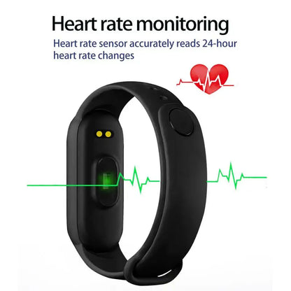 M6 Smart Watch for Fitness Tracking and Heart Rate Monitoring - Smarsty