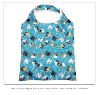 Reusable Nylon Grocery Bag Foldable Tote Eco Friendly - Smarsty