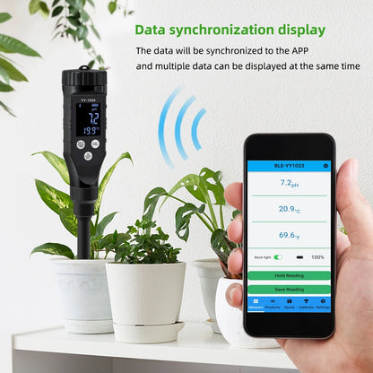 Smart Soil PH Meter with Bluetooth Data Logging - Smarsty
