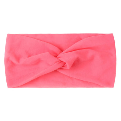 Candy Color Knotted Baby Girl Headband Soft Elastic - Smarsty