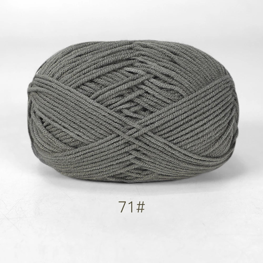 Soft Milk Cotton Yarn for Hand Knitting Projects - Smarsty