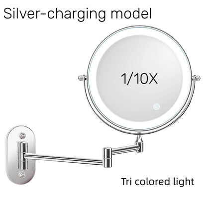 Wall Mounted Makeup Mirror with 10x Magnification - Smarsty
