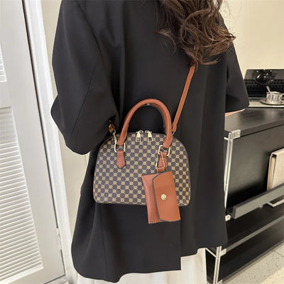Lux Plaid Crossbody Bag For Women With Compact Mini Purse - Smarsty