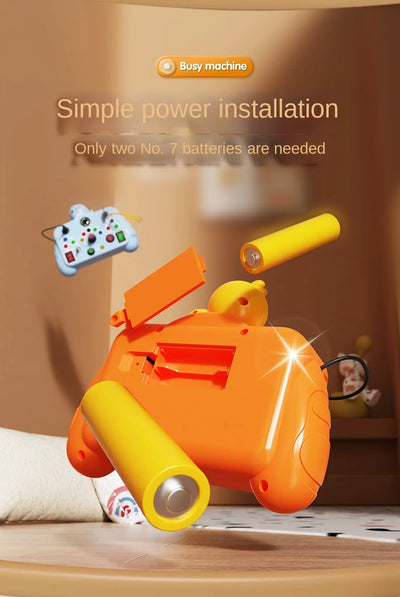 Montessori Busy Board Sensory Toys Cartoon with LED Light Switch Control Board Travel Activities Children Game for 2-4 Years Old - Smarsty