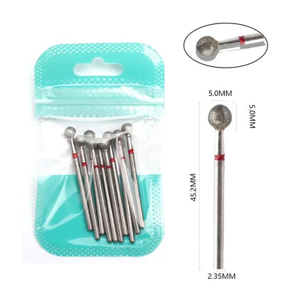 10 Piece Diamond Nail Drill Bit Set for Perfect Manicures - Smarsty