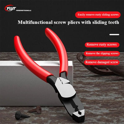slip-tooth screw pliers Screw removal pliers slip-wire pliers Carp slip-wire screw pliers rusty wire removal pliers - Smarsty