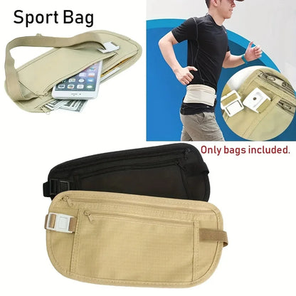 1pcWaterproof Anti-theft Invisible Running Waist Bag Multi-functional Ultra-thin Travel Cell Phone Bag For Men Women Cycling Bag - Smarsty