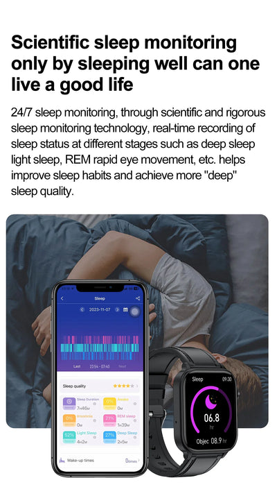 2025 Smart Watch with ECG PPG Health Monitoring - Smarsty