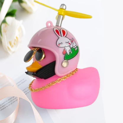 Cute Yellow Duck Helmet Car Decoration for Wind Break - Smarsty