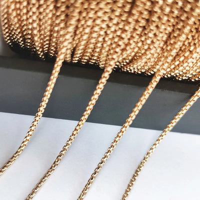 No Fade 2 Meter Stainless Steel Chain For Jewelry Making - Smarsty