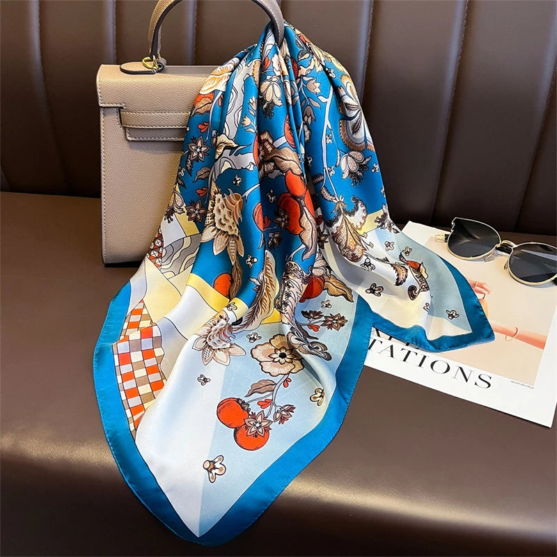 Luxury Silk Horse Print Scarf for Women - Smarsty