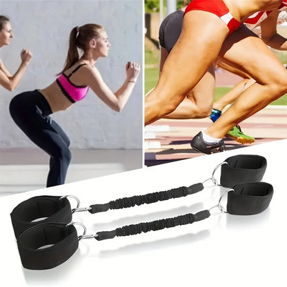 Fitness Ankle Ankle Buckle Leg Muscle Trainer Hip Joint Training Leg Strap Hook Leg Stand Anti Breaking Firmly Tension Rope Set
