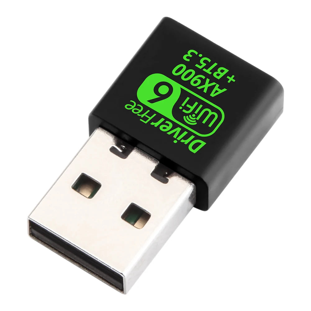 USB WiFi 6 Bluetooth 5.3 Adapter USB WiFi Network Wireless Wlan Receiver Dual Band 2.4/5.8GHz Mini USB WiFi Dongle Driver Free