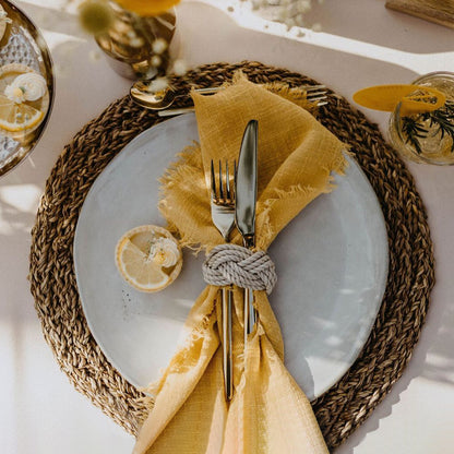 Reusable Cotton Wedding Napkins for Rustic Table Decor - Smarsty