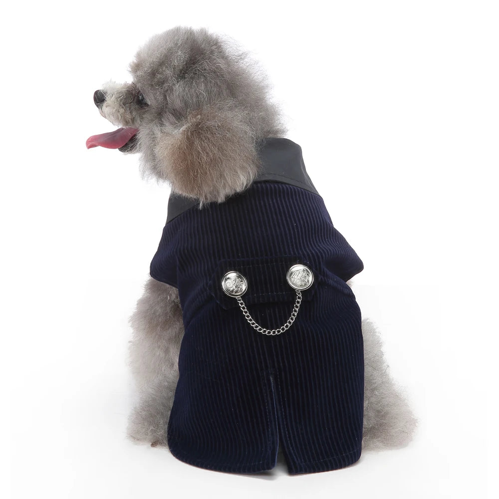 Formal Tuxedo Dog Costume for Weddings and Events - Smarsty