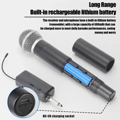 Wireless Handheld Microphone for Party and Karaoke - Smarsty