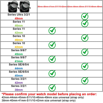 Stainless Steel Strap for Apple Watch Ultra 3/2 Band 46mm 49mm 40mm 44mm 42mm 41mm 45mm Bracelet IWatch Series 11 10 9 8 7 SE 6 - Smarsty