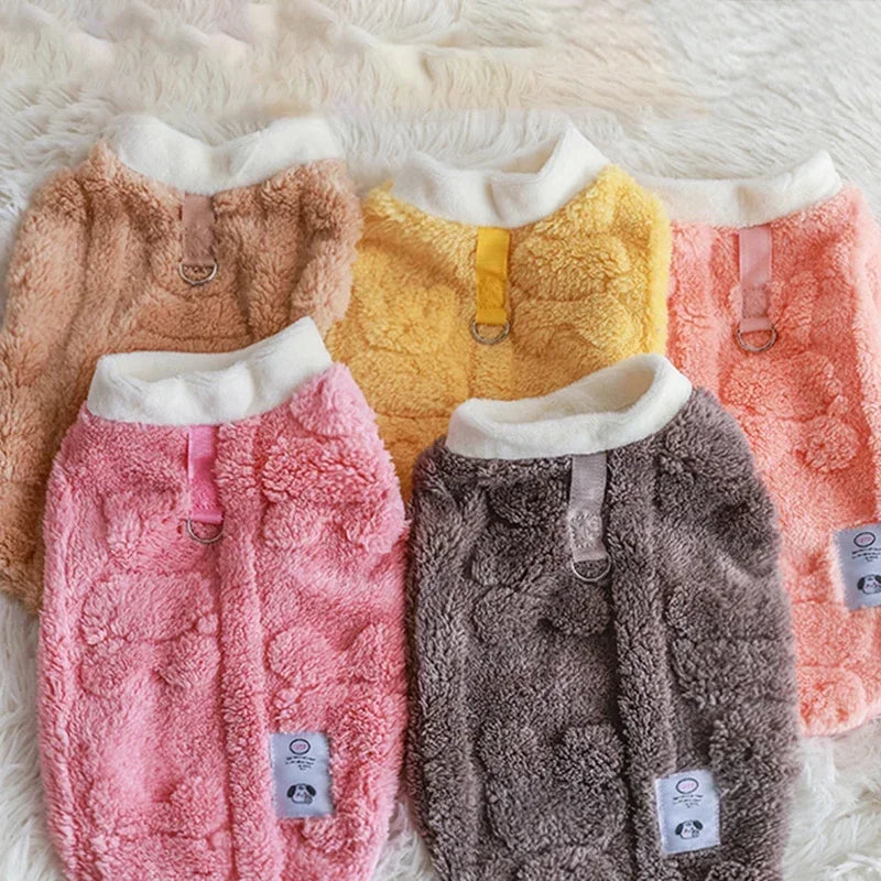 Winter Warm Fleece Pullover Sweater for Small Dogs - Smarsty