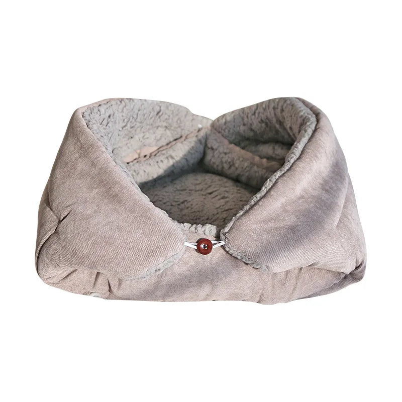 Warm Thickened Cat Bed Foldable Plush Pet Mat - Smarsty